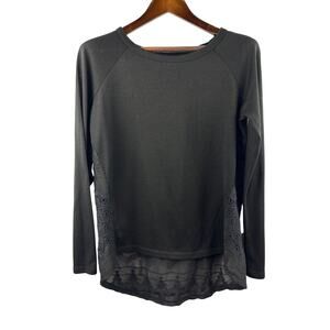 Women’s Brixon Ivy Large Black Long Sleeve w/ Lace Back